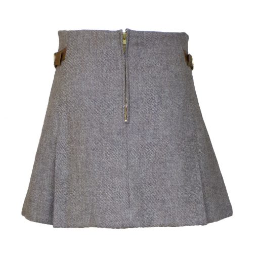 Jessica skirt taupe/tan back view