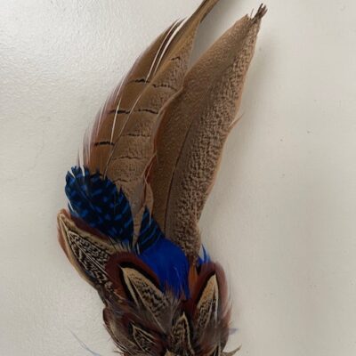 Ladies Game Feather Hat Pin - Large