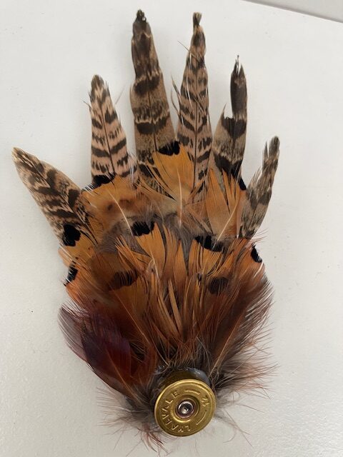Ladies Game Feather Brooch - Medium - Image 2