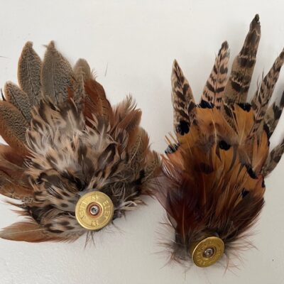 Ladies Game Feather Brooch - Medium
