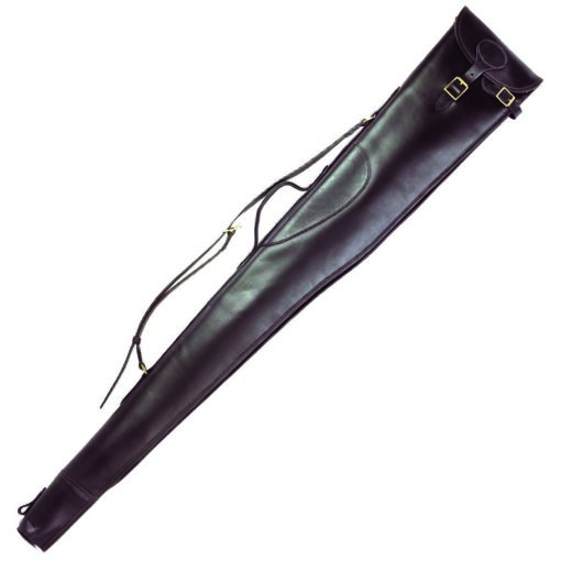 Leather Shotgun Slip with Flap, Buckle & Zip - Image 2