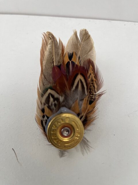 Ladies Game Feather Brooch - Small - Image 2