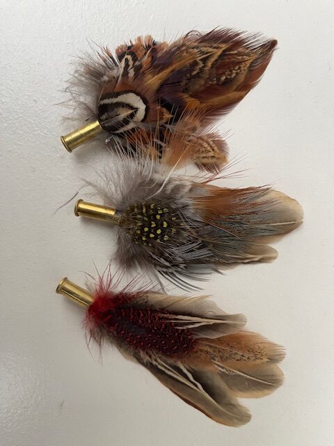 Ladies Game Feather Brooch - Small - Image 3