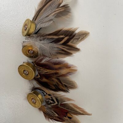 Ladies Game Feather Brooch - Small