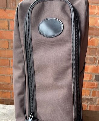 Leather Canvas and Tweed Bootbag