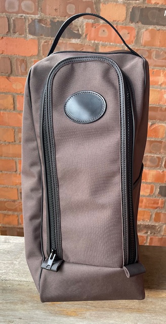 Leather Canvas and Tweed Bootbag