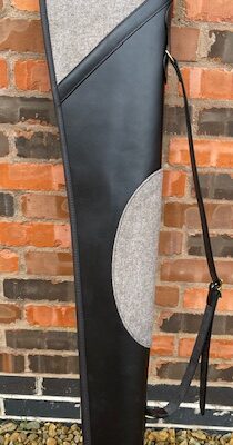 Bespoke Leather & Tweed Full Zip shotgun slip